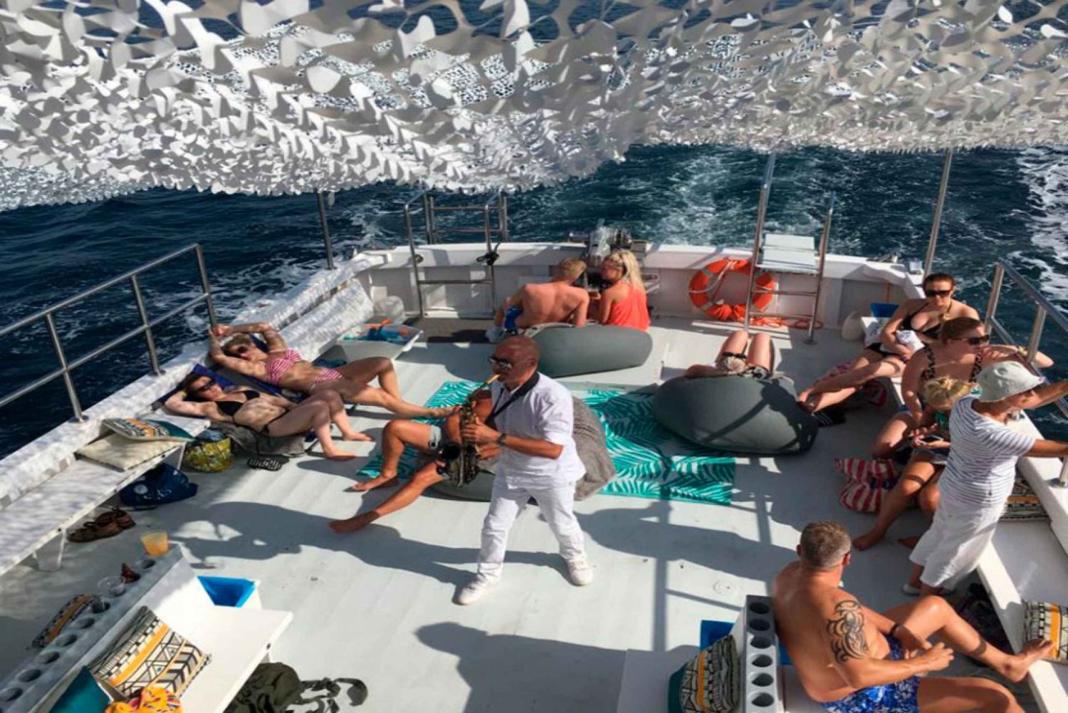 Palma: gita in barca a Punta Negra e Ses Illetes con musica dal vivo