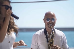 Palma: Passeio de barco para Punta Negra e Ses Illetes com música ao vivo