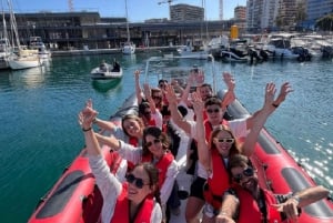 Palma de Majorque : visite touristique en bateau à moteur avec prise en charge