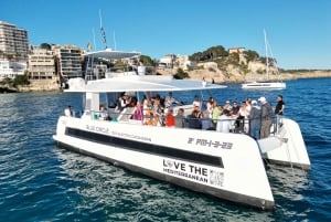 パルマ：スナック、ドリンク、SUP、シュノーケリング付きのデラックスカタマラン