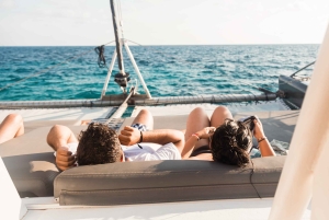 パルマ デ マヨルカ : ビュッフェ式食事付き半日カタマラン ツアー