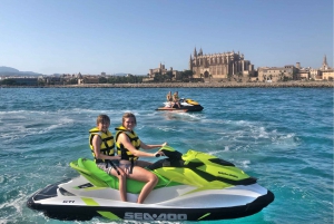 Palma de Mallorca: Jetski Tour to Palma Cathedral