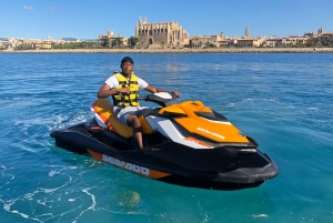 Palma de Mallorca: Jetski Tour to Palma Cathedral