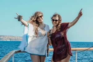 Palma de Mallorca: Båttur i solnedgang med DJ og dansegulv