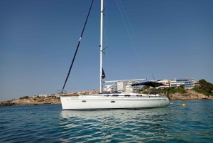Sailing boat Tour visit calas, marine reserve, small grou