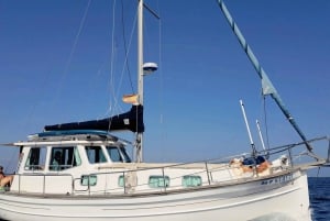 Palma: Private Motor Sailing Cruise on delux Mallorcan Llaut