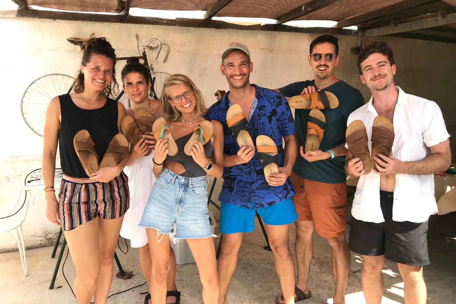 Palma, Santa Catalina: Laboratorio di fabbricazione di sandali