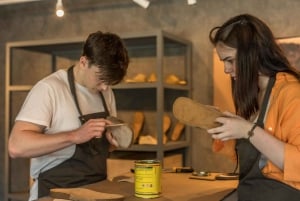 Palma, Santa Catalina: Laboratorio di fabbricazione di sandali