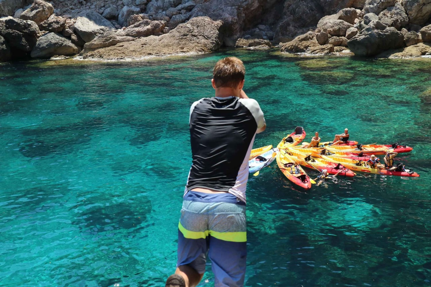 Pollença: Kajakarstwo i coasteering, skoki z klifów