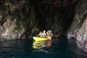 Pollença : Découverte en kayak - plongée en apnée et grottes