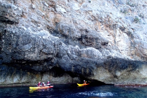 Pollença: Kajakkimelonta – snorklausta ja luolia