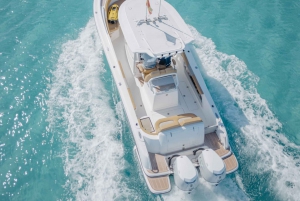 Частная лодка Sunset Lighthouse Alcanada с шкипером и топливом