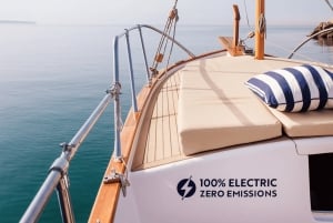 Puerto Portals: 100 % sähköinen mallorcalainen venekierros ammattitaitoisen kapteenin kanssa