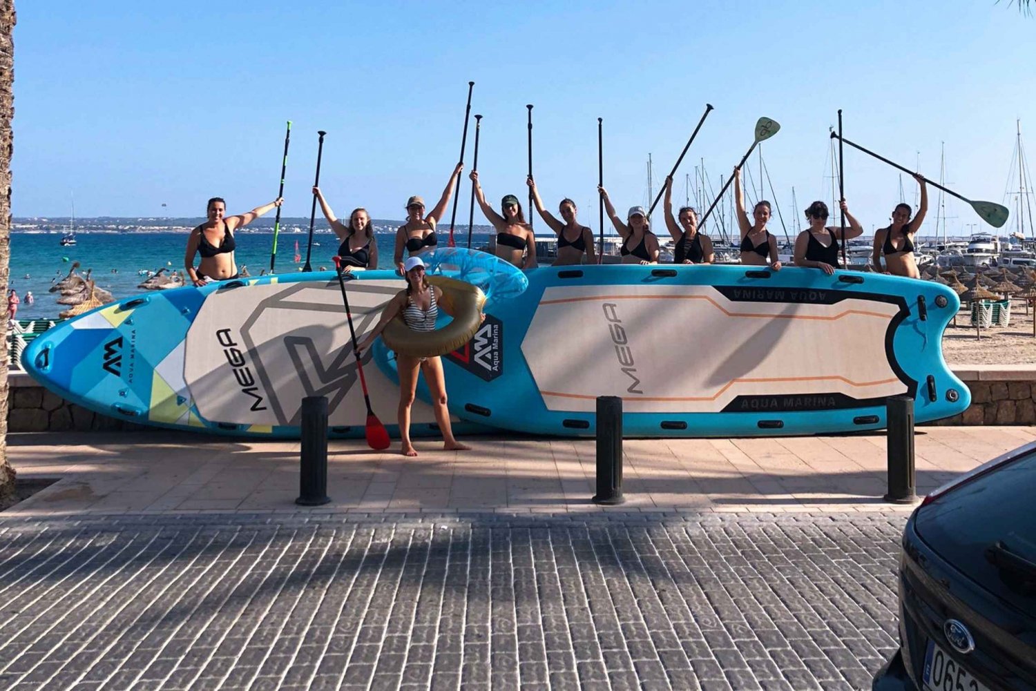 Rent a Giant Stand Up Paddle XXL for groups