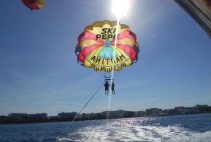 Santa Eulària des Riu: Parasailing Boat Cruise with Drinks