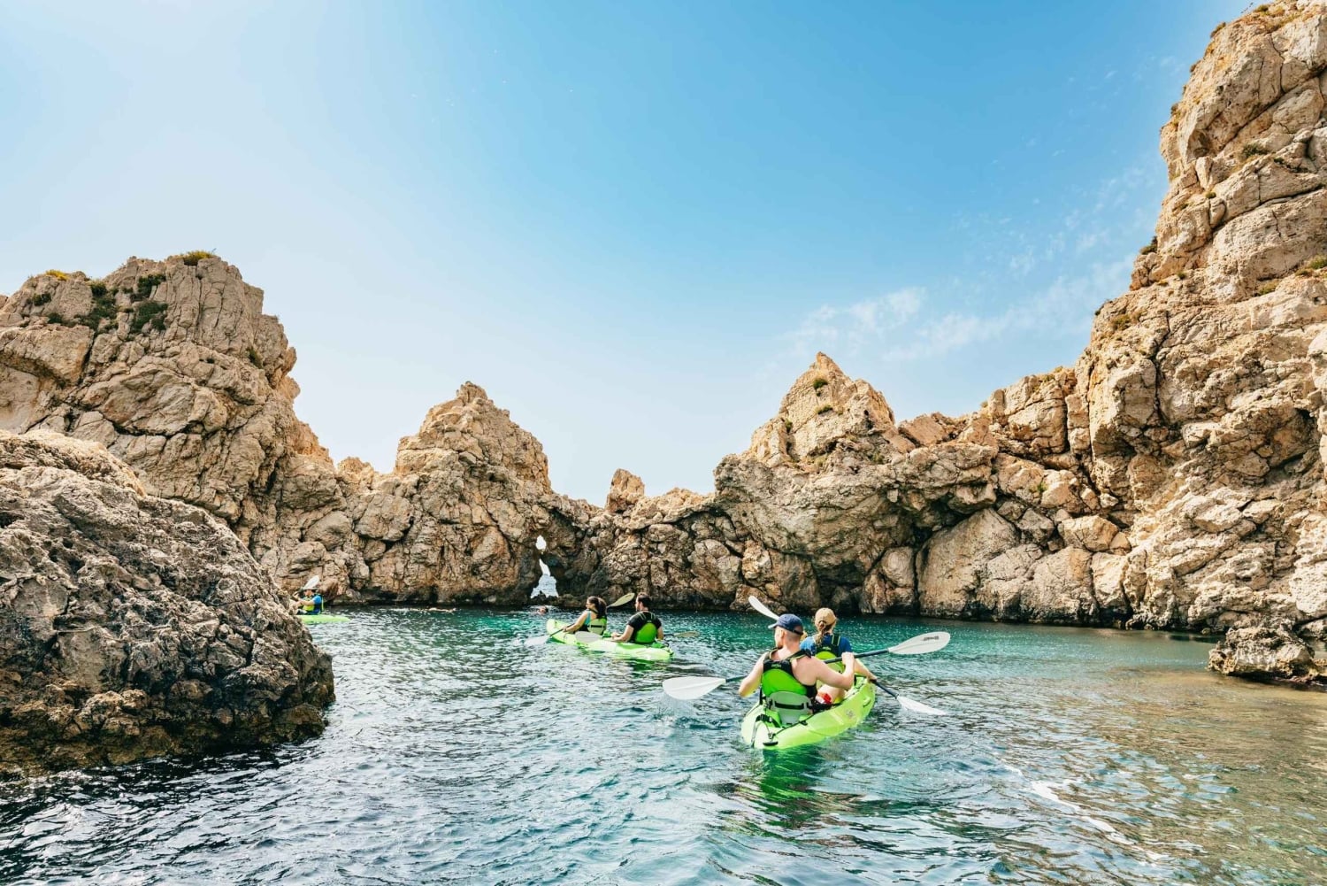 Santa Ponsa: Tour della riserva marina in kayak