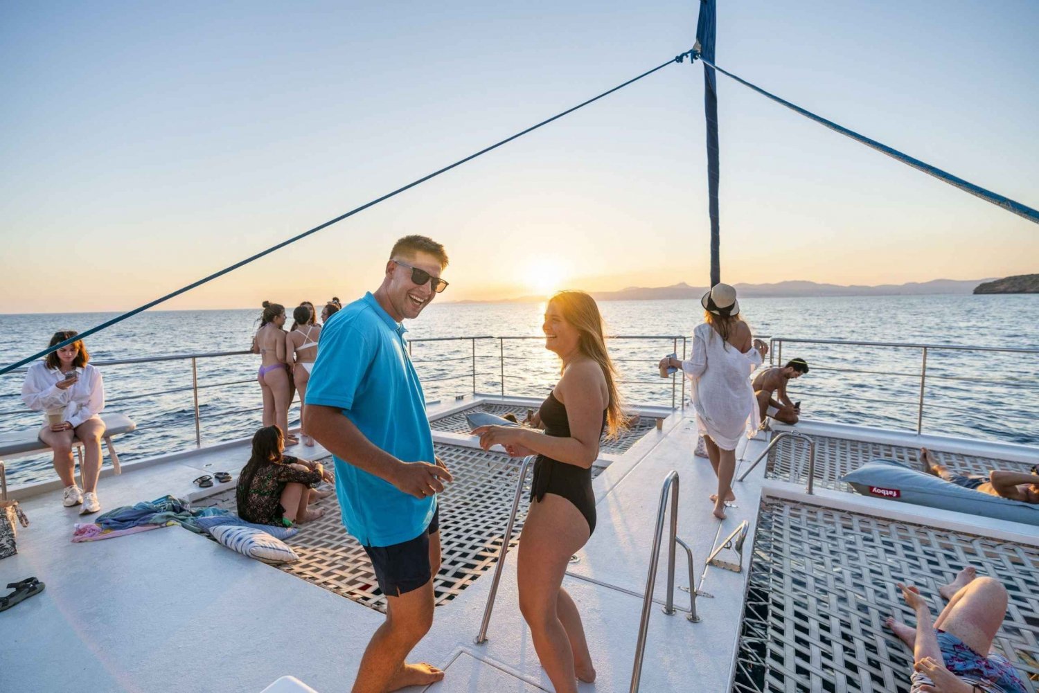 S'Arenal: Sunset Catamaran Cruise with BBQ