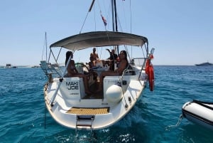 Excursion à la voile d'une journée partagée d'Ibiza à Formentera