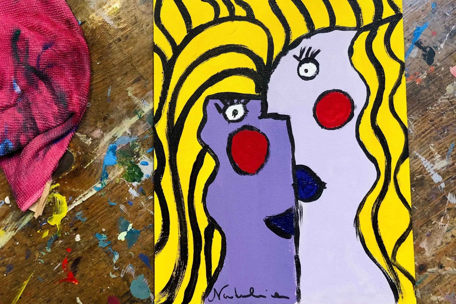 Bebe e pinta no coração da cidade velha de Palma