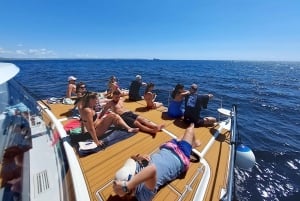 Snorkeloplevelse ombord på E-katamaran i Palma-bugten