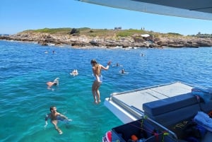 Experiência de mergulho com snorkel a bordo do E-Catamaran na Baía de Palma
