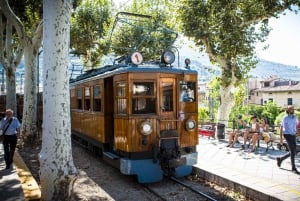 Från Alcúdia: Halvdagstur med tåg och spårvagn till Soller