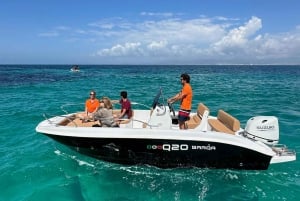 Excursion en bateau privé au coucher du soleil dans la réserve marine de Majorque