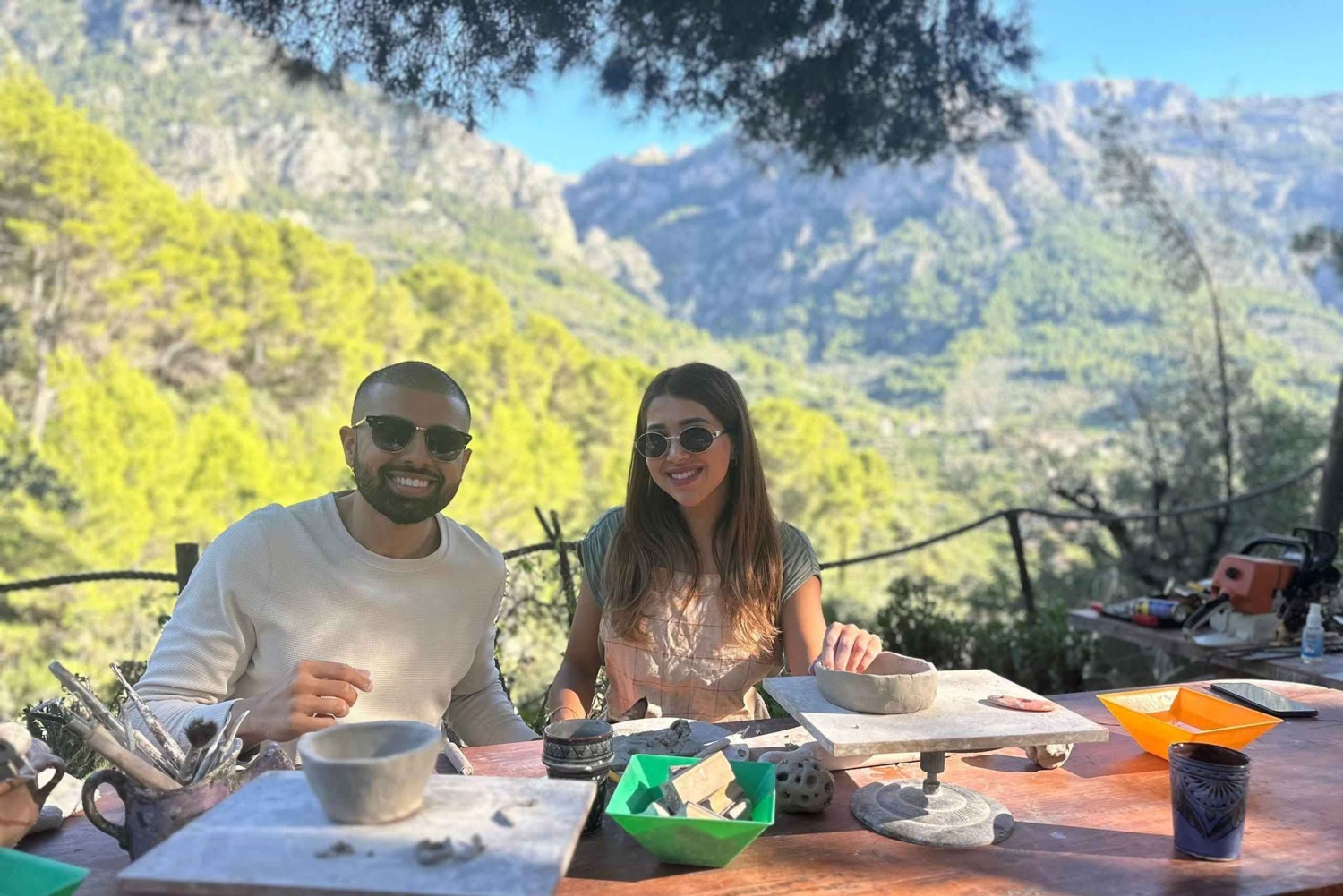 Massif de Tramuntana : atelier céramique dans une finca traditionnelle