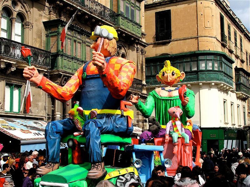 Carnival Float in Malta