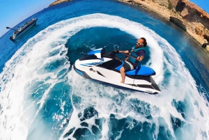 Malta: 1 uur jetski huren (geen rijbewijs nodig)