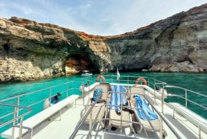 Comino Blue Lagoon & Crystal Lagoon - 3 Bay Cruise