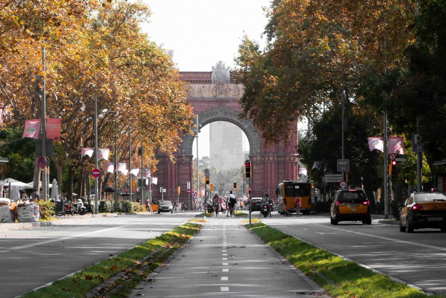 バルセロナ：プライベート市内中心部自転車ツアー