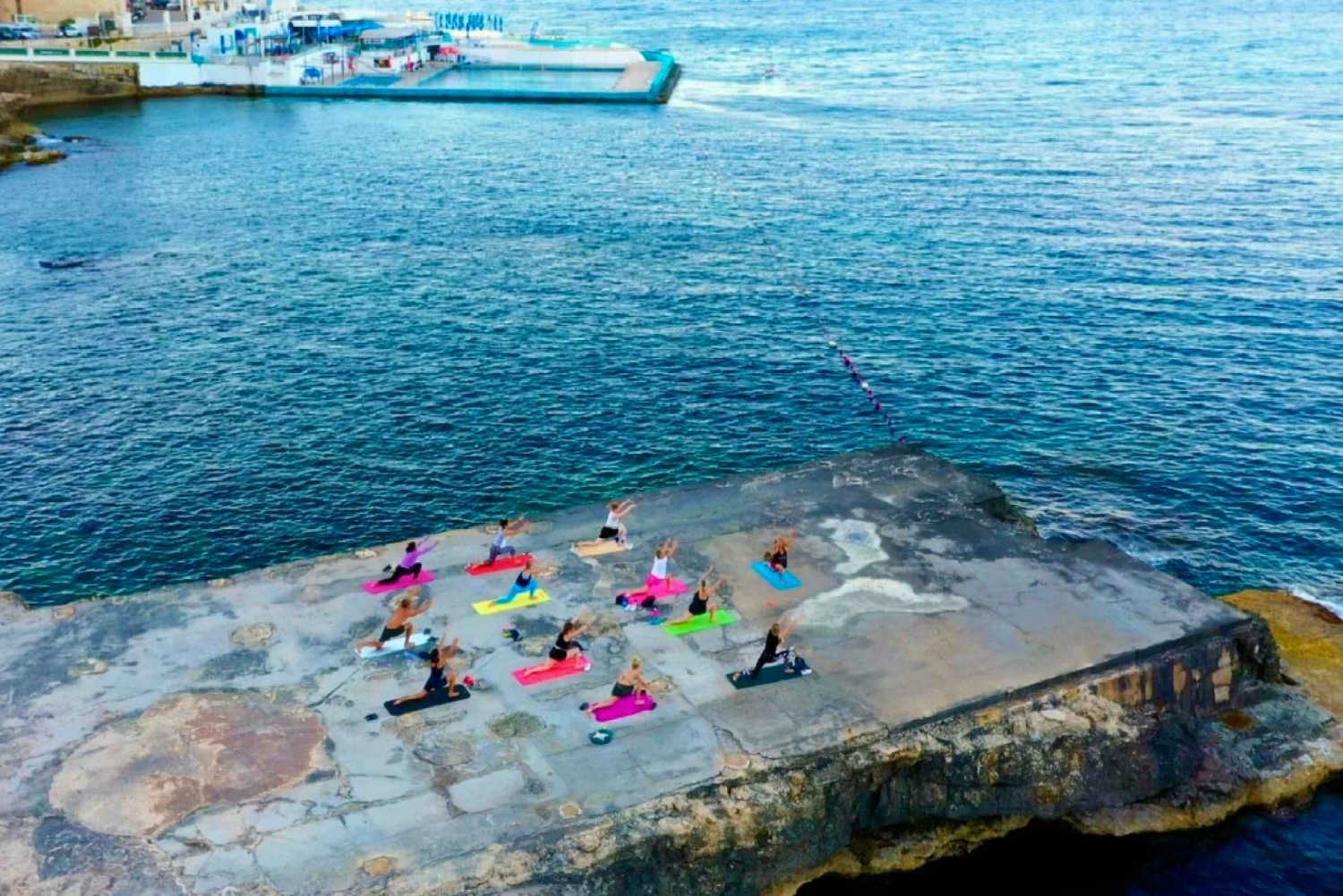 Beach Yoga Class and Swimming - Sliema