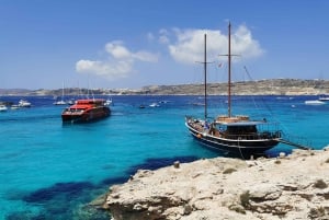 From Sliema/Bugibba: Best of Gozo and Comino Catamaran Tour