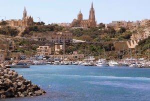 From Sliema/Bugibba: Best of Gozo and Comino Catamaran Tour