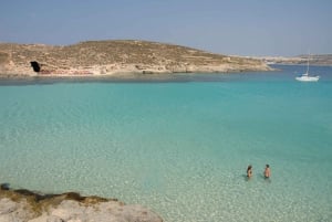 From Sliema/Bugibba: Best of Gozo and Comino Catamaran Tour