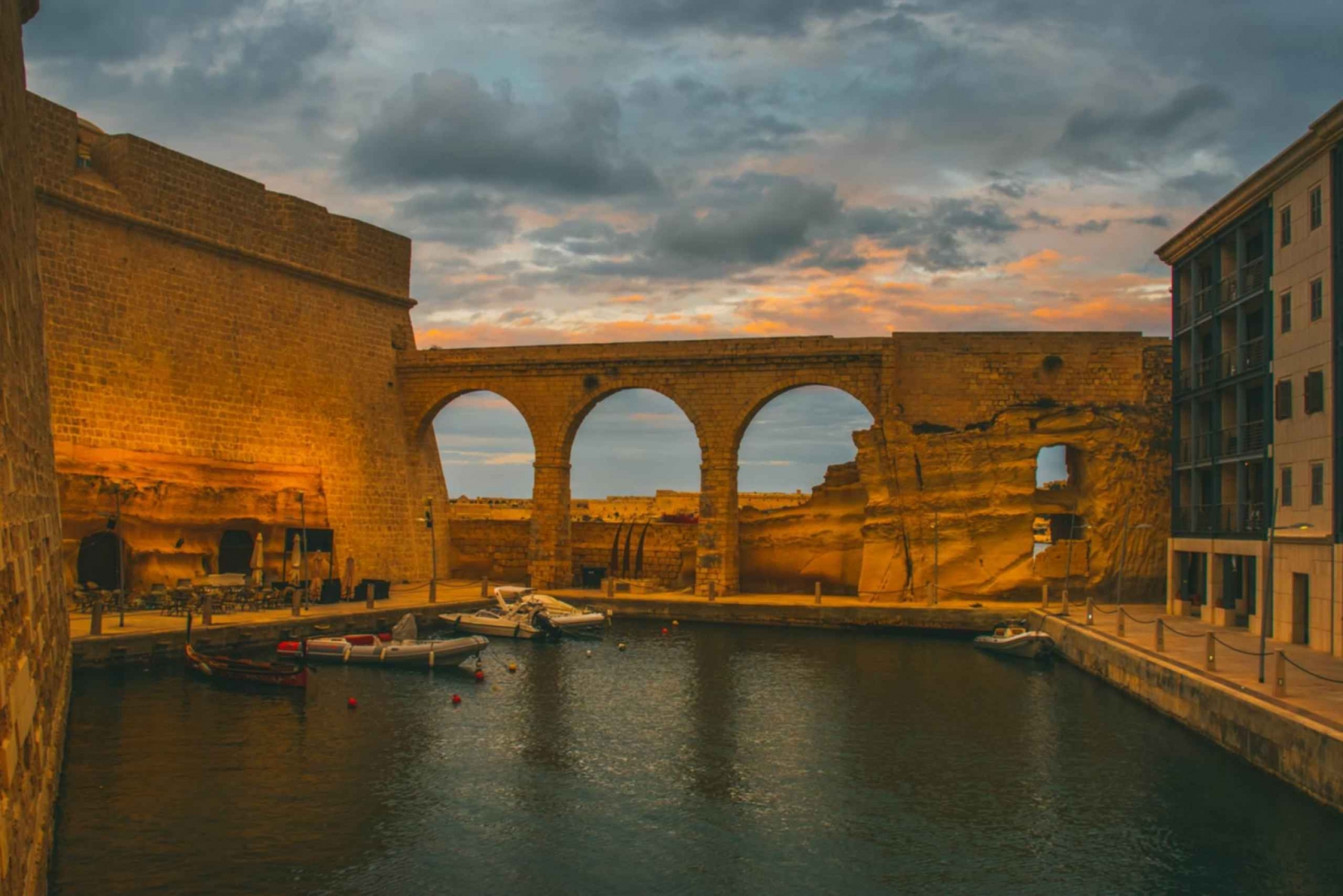 Birgu: Fort St. Angelo E-ticket with Audio Tour