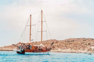 Malta: Comino, Blue Lagoon Crystal Lagoon en zeegrotten