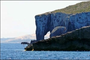 Malta: Comino, Blue Lagoon Crystal Lagoon en zeegrotten