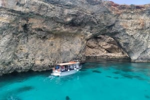 Blå lagun, stränder och vikar på Comino och Malta