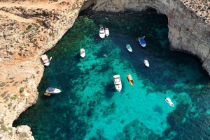 بلو لاغون: كومينو وكريستال لاغون، قارب سريع خاص في مالطا