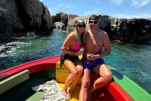 بلو لاغون: كومينو وكريستال لاغون، قارب سريع خاص في مالطا