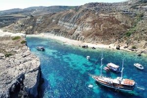 Голубая лагуна, Кристальная лагуна, остров Комино и пещеры