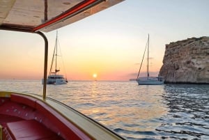 بلو لاغون مالطا، البحيرة الكريستالية، الكهوف، القارب السريع الخاص