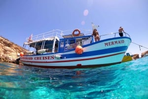 Bugibba: Blue Lagoon & Gozo Sunset Cruise