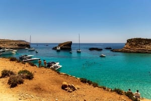 Bugibba: Blue Lagoon & Gozo Sunset Cruise