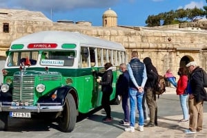 Malta: 5 timmars matupplevelse med vintagebuss – Mdina, Mosta och mer