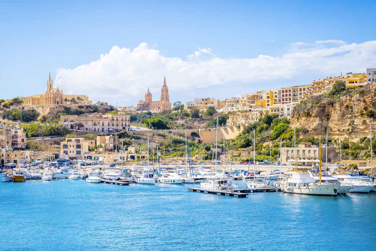 Coastal Ferry Cruise with Stops in Gozo & Comino/Blue Lagoon