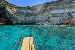 Comino Blue Lagoon & Crystal Lagoon - 3 Bay Cruise