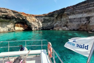 Comino Blue Lagoon & Crystal Lagoon - 3 Bay Cruise